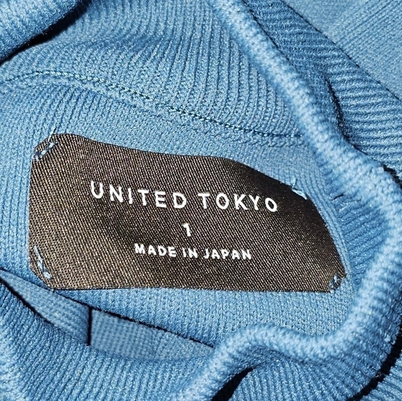 United Tokyo BlueTeal Sweater - Picture 10 of 10